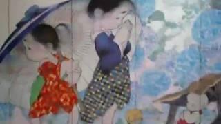 kawaii wall painting in Kinshicho, Tokyo "Toryanse" by Nakajima Kiyoshi