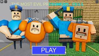 BARRY Prisoner Vs Minecraft Prisoner BARRY in BARRY'S PRISON RUN! New Scary Obby (#Roblox)