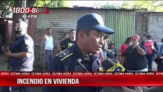  #ULTIMAHORA Se registra incendio en una vivienda en el barrio Quinta Nina - Managua