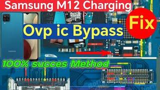 Samsung M12 Charging solution// Samsung M12 OVP IC Bypass // How to fix No charging On M12/A12