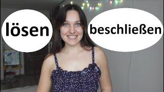 lösen  beschließen - в чём разница, немецкий язык.