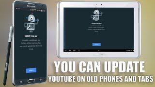 How To Update YouTube On Samsung Note 3 /  update all old phones and tabs (English Subtitles)