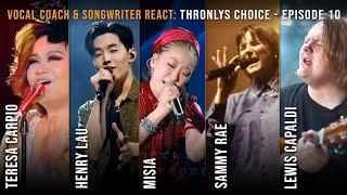 Lewis Capaldi, Teresa Carpio, Henry Lau, Misia, and Sammy Rae Reactions | Thronly’s Choice E10