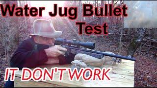 Water Jug Bullet Testing vs Ballistic Gel