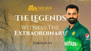 Mohammad Hafeez at the ground breaking ceremony of The Legends