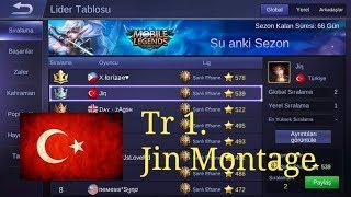 THE BEST PLAYER IN TURKEY! - JİN MONTAGE - MOBİLE LEGENDS - Best playz