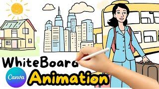 Create Whiteboard Animation Free With Canva AI | Hand Writing Animation Videos With AI