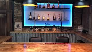 Rustic Bar in Pole Barn