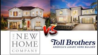 TOLL BROTHERS vs NEW HOME COMPANY in EL DORADO HILLS CALIFORNIA | Selling Sacramento