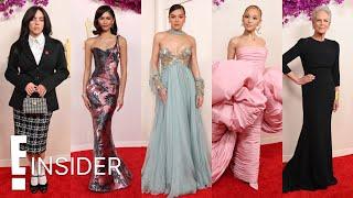 Looking Back at the 2024 Oscars: The Best Red Carpet Fashion | E! Insider