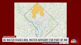 DC Water issues boil water advisory | NBC4 Washington