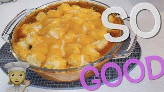 How to make a very Yummy TaterTot Casserole