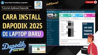 Cara Install Dapodik 2025 di Laptop Baru