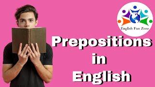 Prepositions - Eight Parts of Speech in English