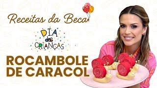 Rocambole de Caracol: Uma Receita Divertida para Fazer com as Crianças!