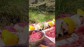 Brazilian Churrasco Masterpiece in 60 Seconds  | ASMR Cooking Outdoors