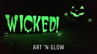 How to Create a Wooden Glow in the Dark Halloween Sign with Epoxy Resin