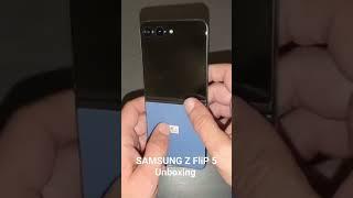 #Samsung #zflip5 #unboxing
