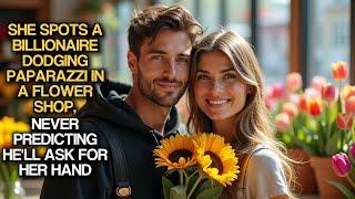 She Spots a Billionaire Dodging Paparazzi in a Flower Shop, Never Predicting He'll Ask for Her Hand