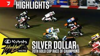 Gold Cup Race of Champions | Kubota High Limit Racing at Silver Dollar Speedway 8/24/24 | Highlights