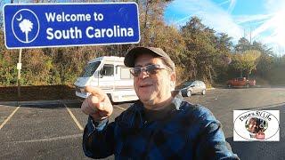 We Made It! - Another Great Travel Day! - Onward To South Carolina - Winter RV Traveling America