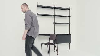 HAY Pier System - storage, shelf, bookcase, study, wardrobe - all in one