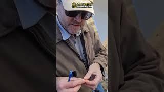 Bigfoot Mining Shows Off His Gold Find #shortsvideo #shorts