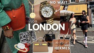 HUGE LUXURY SHOPPING VLOG in LONDON 2024 | Hermes, Rolex, Chanel, Jessica McCormack