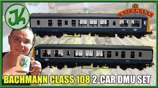 Brilliant Bargain Bachmann! Class 108 Two Car DMU Set in BR Blue Grey Livery - Unboxing and Review