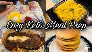 Lazy Keto Meal Prep/Batch Cooking| 3/19/20