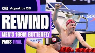 ️ "He's won from lane two"   | Men's 100m Butterfly Paris Final | Aquatics GB Swimming Champs 2024