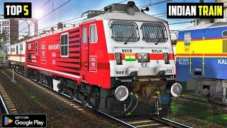 Top 5 indian train simulator games for android | Best train simulator games on Android 2023