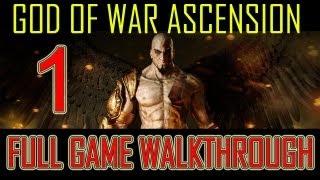 God of War Ascension - walkthrough part 1 let's play gameplay Full Game god of war 4 ps3