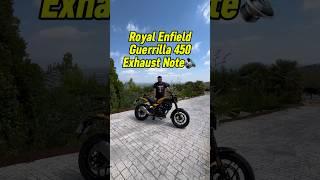 Guerrilla 450 Exhaust Note! 