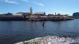 Disney Springs view from water taxi