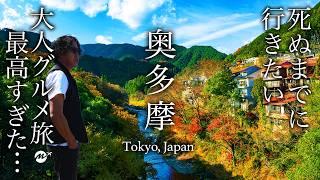 【教えたくない】東京旅の裏技？奥多摩グルメ電車旅が絶景・秘境で人生最高すぎる観光地だった【旅行・ひとり旅・観光・ドライブ・温泉】okutama tokyo, japan