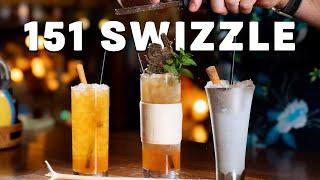 The 151 Swizzle from Don the Beachcomber, The Mai Kai, and Smuggler's Cove