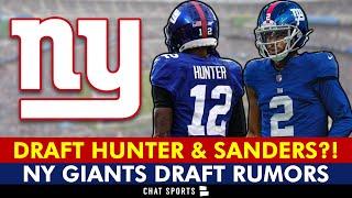 Giants Drafting Travis Hunter AND Shedeur Sanders? NY Giants Rumors via PFF Mock Draft