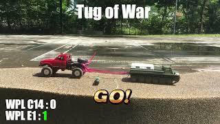 WPL E1 vs WPL C14 | Tracked Vehicle vs Rock Crawler