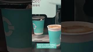 The 6th-generation robot coffee kiosk facing the world!