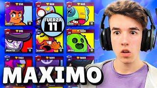 JUEGO CON LA PRIMERA PERSONA EN TENER TODA SU CUENTA AL MAXIMO en BRAWL STARS