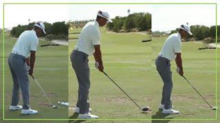 GOAT Tiger Woods On The Range | Wedge to Driver Sequence