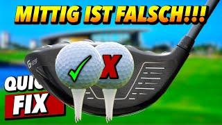 Golf Driver richtig ANSPRECHEN - MITTIG ist FALSCH!!!