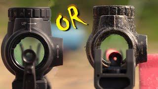 Cowitness VS Lower 1/3 and Iron Sights, Which is Best?