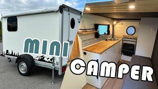 DIY Mini Camper / 750kg Micro Caravan / cargo trailer conversion / Kofferanhänger Wohnwagen Umbau