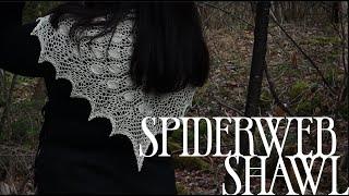 Knitting a Victorian Spiderweb Shawl | Relaxing Creation Vlog ️