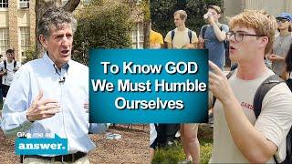 Stuart & Cliffe Knechtle | If Jesus Humbled Himself, We Can Humble Ourselves | Give Me An Answer