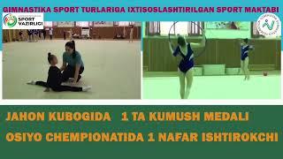 “Oʻzbekistonda Gimnastika sporti” tanlovi 3-oʻrin Raxmatov Zohidjon