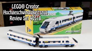 Review: LEGO Hochgeschwindigkeitszug (Creator Set 40518)