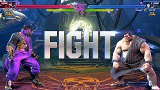 Street Fighter 6  Hamad (#1 Ranked E.Honda) Vs JB (#2 Ranked Rashid)SF6 High Level Matches!